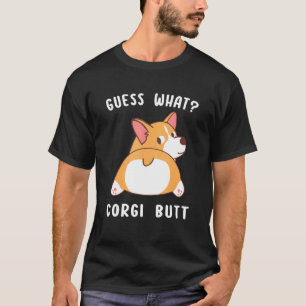 Errate was Corgi Hintern Corgi Hund Geschenk Wort T-Shirt