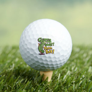 Errate was_ Gurkenpopo! Lustige Gurke Golfball