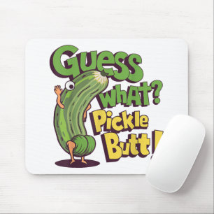 Errate was_ Gurkenpopo! Lustige Gurke Mousepad