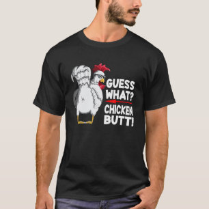 Errate Was Hühnerhintern! Errate Huhn Hahn Küken T-Shirt