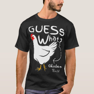 Errate Was Hühnerhintern Grafik Herren Damen T-Shirt