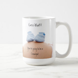 Errate was! Schwangerschafts-Ankündigungs-Tasse Kaffeetasse