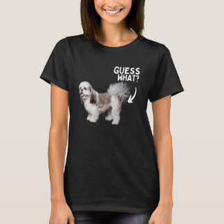 Errate was Shih Tzu Hintern ! Lustige Hundemutter T-Shirt