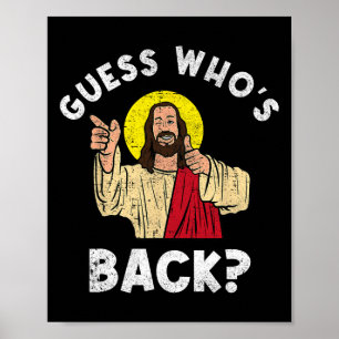 Errate Wer Byck Byck wieder Ostertag Jesus Christu Poster