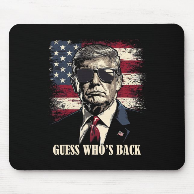 Errate Wer Ck - 47 Trump Sieg Ist  Mousepad (Vorne)