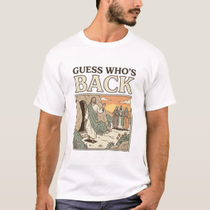 Errate Wer ist zurück Auferstehung Humor Vintage D T-Shirt