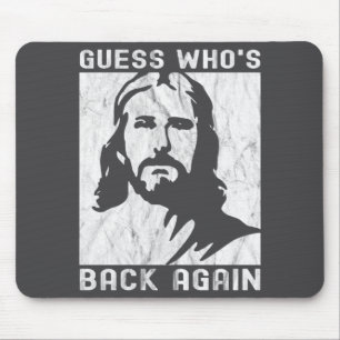 Errate Wer ist zurück zurück wieder Frohe Ostern J Mousepad