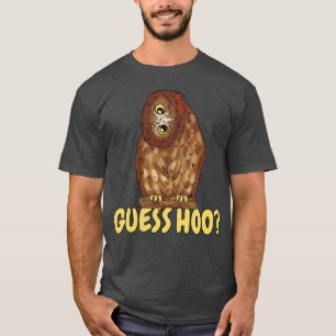 Errate Wer Lustige Eule T-Shirt