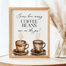 Errate wie viele Kaffeebohnen Brause Spiel