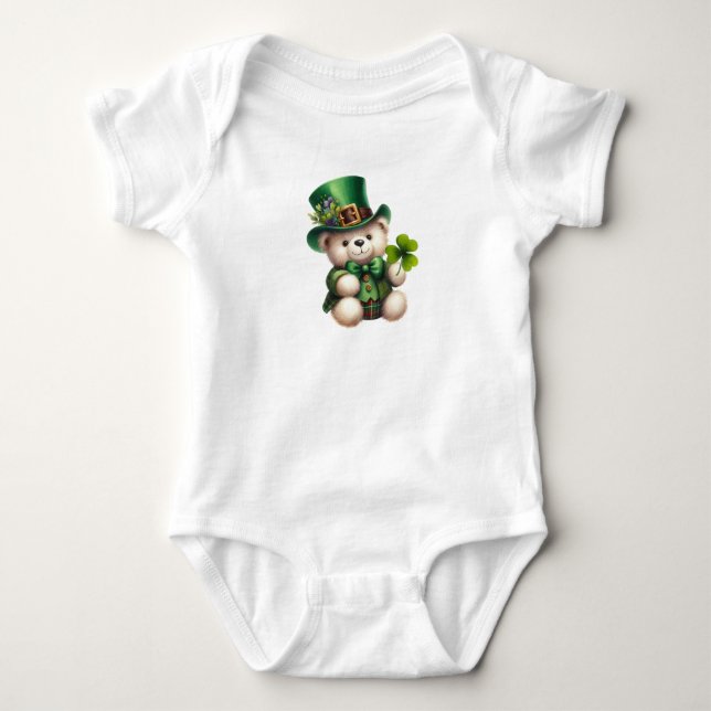 Erregter Bär Baby Strampler (Vorderseite)