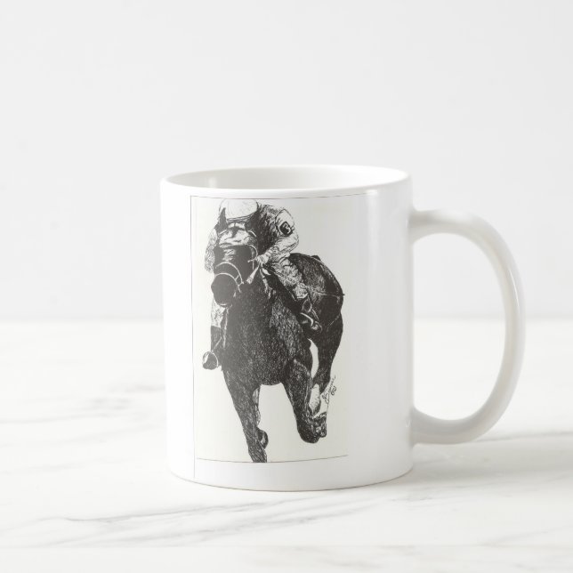 Erregung des Pferds Raceing Tasse (Rechts)