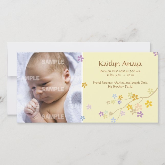 Erreichbarkeit Branch Baby (Lemon) Ankündigung (Vorderseite)