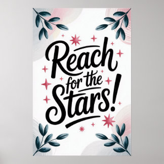 Erreichbarkeit der Sterne - Kunstdruckerei Inspira Poster