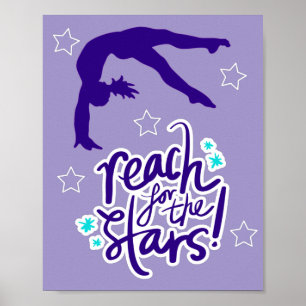 Erreichbarkeit für die Gymnastik der Sterne Poster