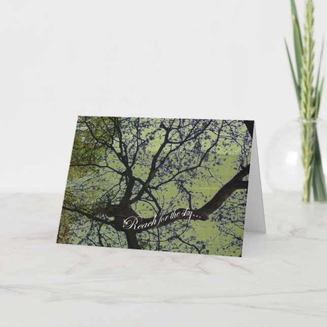 Erreichbarkeit für die Sky Greeting Card Karte (Vorderseite)