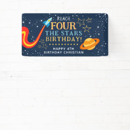 Erreichbarkeit für die Sterne 4. Geburtstag Banner