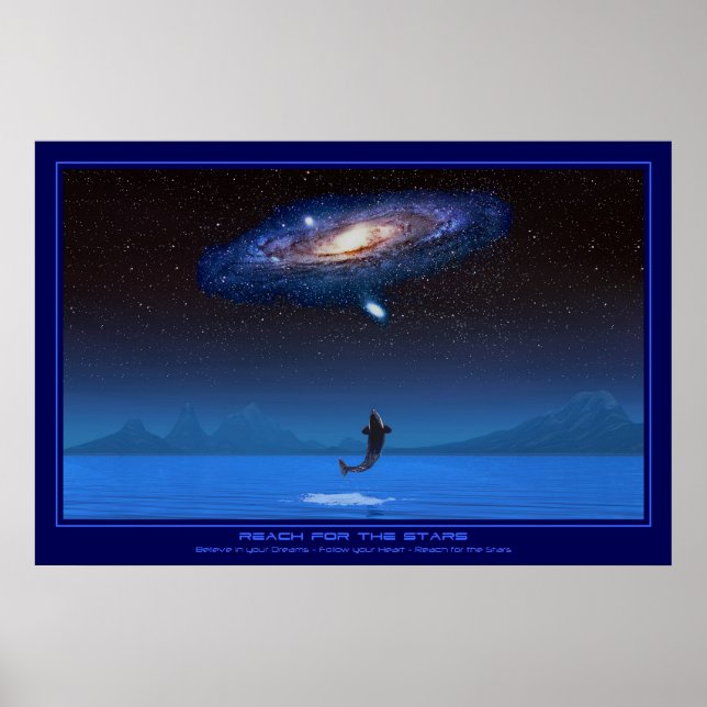 Erreichbarkeit für die Sterne Poster (Vorne)