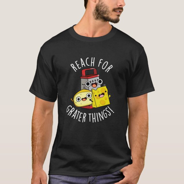 Erreichbarkeit für Großes Funny Cheese Pun Dark BG T-Shirt (Vorderseite)