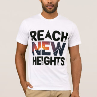 "Erreichbarkeit New Heights Shirt, Wandern Abenteu T-Shirt