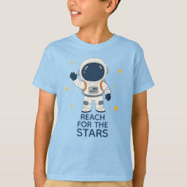 Erreiche die Sterne Astronaut Raum Abenteuer T-Shirt