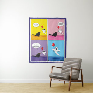 Erreichen des Comic des Gegenziels Wandteppich