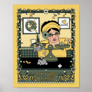 Erreichen des Gleichgewichts_C_8x10-Poster Poster