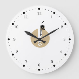 Erreichen des Ziels Große Wanduhr