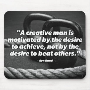 Erreichen - Kettlebell Workout Motivierend Mousepad