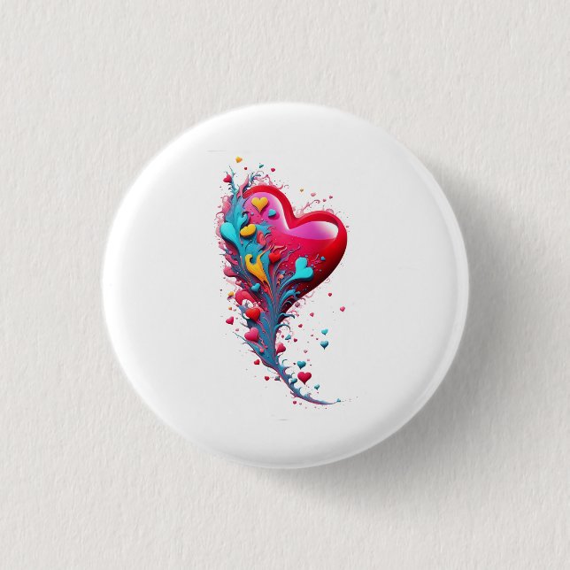 Erreichen Sie sie mit Ihrem Herzen II Button (Vorderseite)