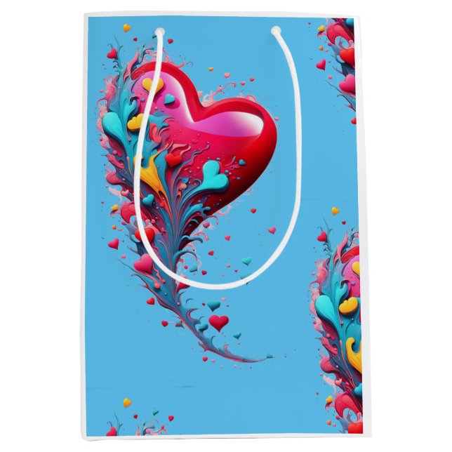 Erreichen Sie sie mit Ihrem Herzen II Mittlere Geschenktüte (Vorderseite)