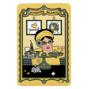 Erreichen von Balance_C_4x6 Kühlschrank Magnet