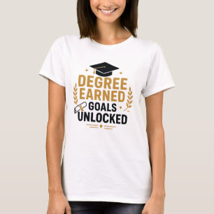 Erreichte Abschlüsse Ziele freigeschaltet Frauen-A T-Shirt