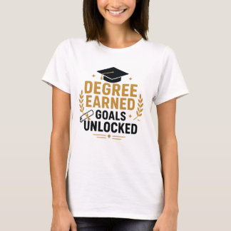 Erreichte Abschlüsse Ziele freigeschaltet Frauen-A T-Shirt