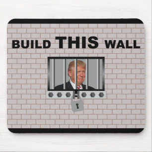 Errichten Sie DIESE Wand/AntiTrumpf, Mousepad