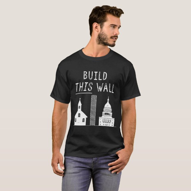 errichten Sie diese Wand Mexiko T-Shirt (Vorne ganz)