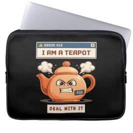 Error 418: I Am a Teapot. Laptopschutzhülle