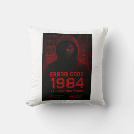 Error Code – Freedom Not Found Dystopian Kissen