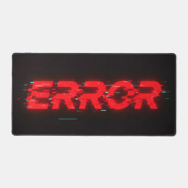 "ERROR" Glitch Aesthetic Extended Desk Mat Schreibtischunterlage