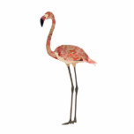 Erröten Blumenflamingo-Skulptur Freistehende Fotoskulptur<br><div class="desc">Entworfen durch Nicole-König © 2013 kundengebundene Entwürfe,  die auf Anfrage verfügbar sind,  treten Sie @ mit cole30@gmail.com in Verbindung</div>