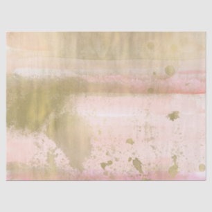 Erröten das rosa schöne Goldbezaubernde Aquarell Seidenpapier