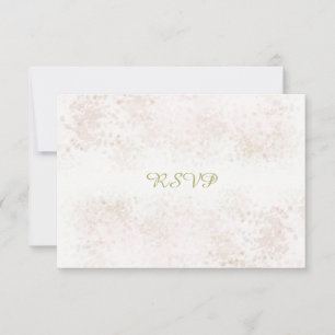 Erröten Flush RSVP Karte