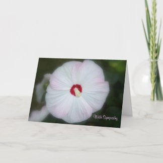 Erröten Hibiskus-Karte Karte