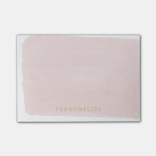 Erröten rosa Aquarell Post-it Klebezettel