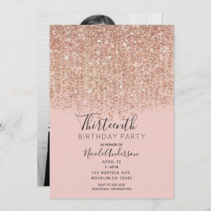 Erröten rosa einladung