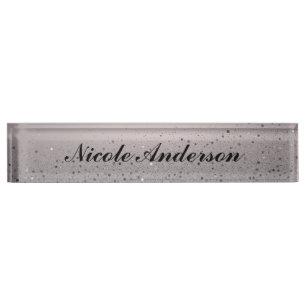Errötend Rosa Funkelnd Glitzer Süße 16. Geburtstag Namensplakette