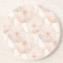 Errötend Rosa Sonnenschirme Getränkeuntersetzer