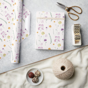 Errötend Rustikaler Feengarten Geschenkpapier