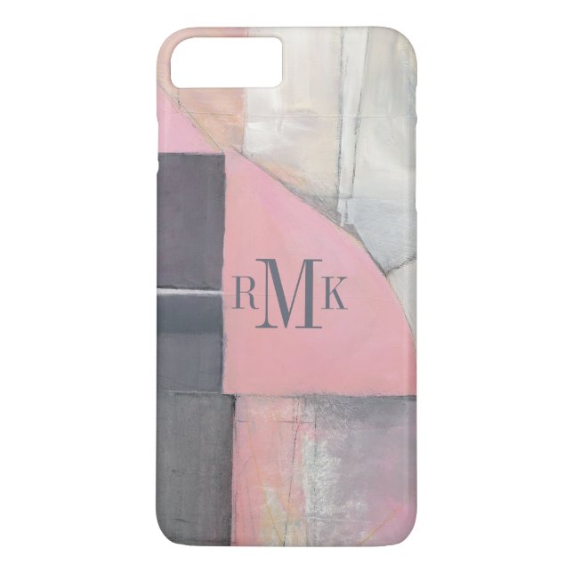 Errötende Braut des Monogramm-| Case-Mate iPhone Hülle (Rückseite)
