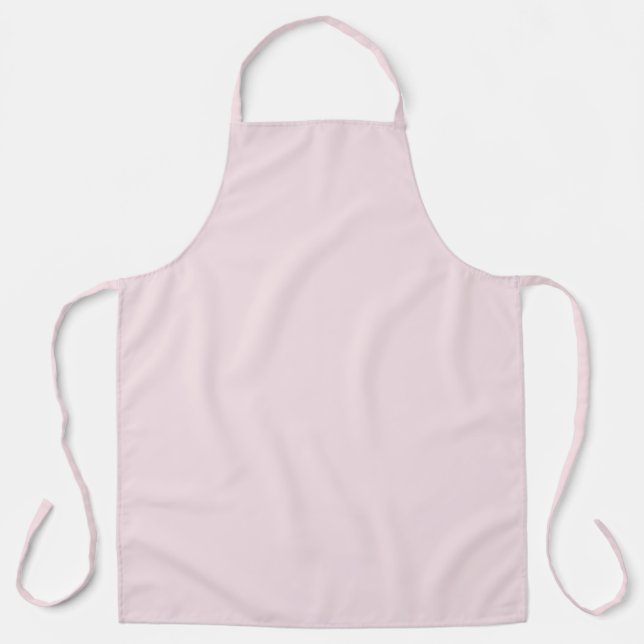 Errötende Braut Rosa Einheitsfarbe Schürze (Vorderseite)