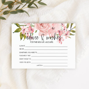 Errötende rosa Rosen Rat Gute Wünsche Hochzeit Briefpapier
